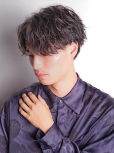 センターパーマ波巻ミックス - 男性専門美容室 growth 天神店掲載
