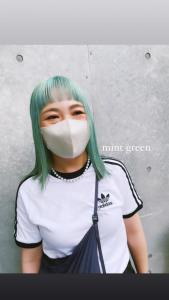ブリーチペールカラー　ミントグリーン - marju銀座掲載