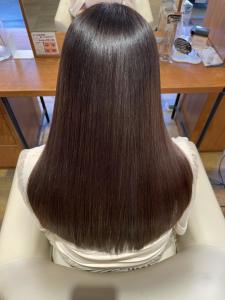 【天神】髪質改善1回目の仕上がり☆セミロング☆山之内 - SARA BEAUTY×LIFESTYLE掲載