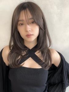 斜めバング×ラベンダーシルキーベージュ【orente表参道】 - orente 表参道 by rcid掲載