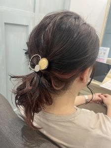 【ヘアジュレドゥ 安江】チラッとインナーカラー - hair jurer deux掲載