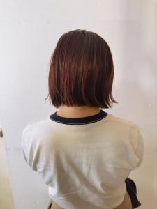 orange brown bob  - e's(イーズ)中目黒掲載