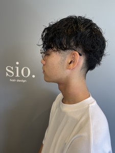 センターパート - Sio. hair掲載