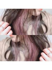 シルキーコントラストカラー - Amphi hair掲載