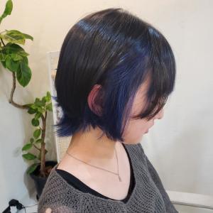ネイビーインナーカラー - Fave掲載