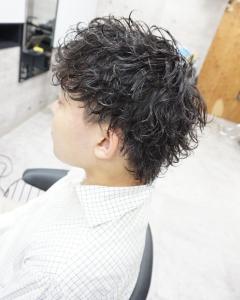メンズ無造作パーマスタイル - hair teria ryu 大塚掲載