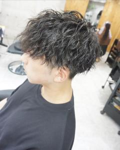メンズツイストスパイラルパーマ - hair teria ryu 大塚掲載