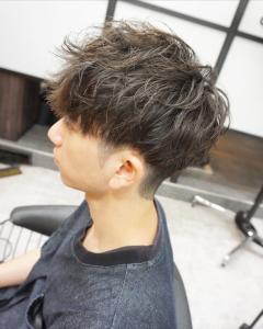 メンズ無造作パーマスタイル - hair teria ryu 大塚掲載