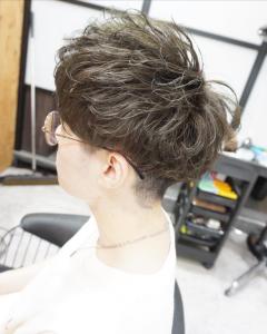メンズ無造作パーマスタイル - hair teria ryu 大塚掲載