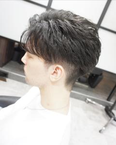 メンズ無造作パーマスタイル - hair teria ryu 大塚掲載