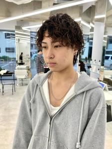 メンズツイストスパイラルパーマ - Brown掲載