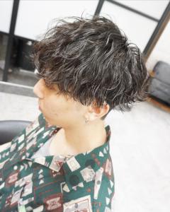 メンズ波巻きパーマスタイル - hair teria ryu 大塚掲載