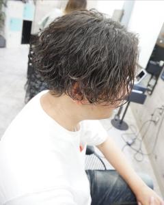 メンズ波巻きパーマスタイル - hair teria ryu 大塚掲載
