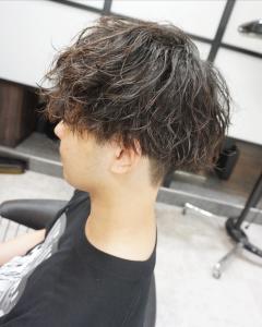 メンズ波巻きパーマスタイル - hair teria ryu 大塚掲載