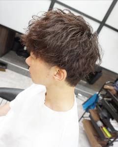 メンズ無造作パーマスタイル - hair teria ryu 大塚掲載