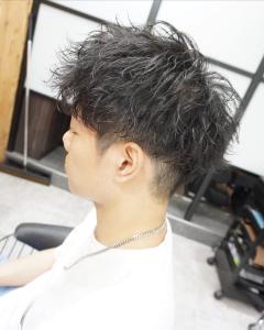 メンズ無造作パーマスタイル - hair teria ryu 大塚掲載