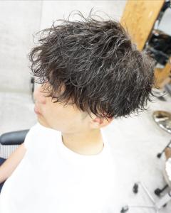メンズ波巻きパーマスタイル - hair teria ryu 大塚掲載