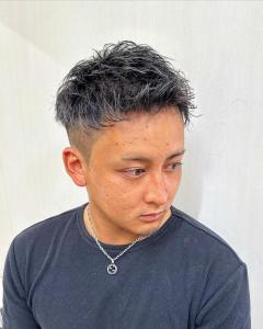 横浜メンズメッシュキャップハイライトカラースパイキーショート - ＣＲＥＡ能見台掲載