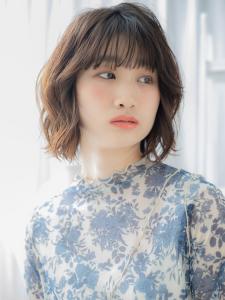 アッシュオリーブ前下がりボブウェットヘア　ボブパーマ - mod's hair【モッズヘア】上尾/上尾西口店掲載