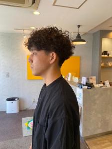 20代30代メンズスパイラルパーマワイルドオシャレ感アッシュ - ブロッサム東中野店掲載