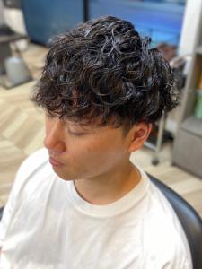 スパイラルパーマ　波巻きパーマ　ツーブロック - Hair salon for Men idea掲載