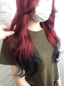 レッドカラー/グラデーションカラー/派手髪/池袋 - prize Iris 池袋【プライズ アイリス】池袋駅東口店掲載