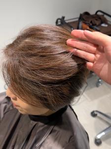 白髪ぼかしグレージュ - LEMEILL掲載