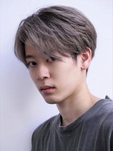 グレージュ　センターパート - 男性専門美容室 growth 博多店掲載