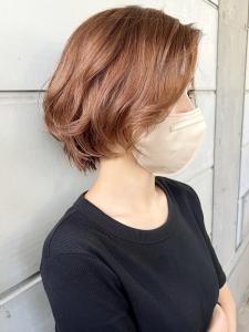 グラデーションボブ×ピンクベージュ - DERE-DIR face   by NEUTRAL掲載