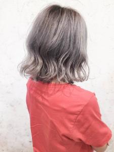 【flor 戸塚】*くびれボブ+シルバーアッシュ* - Flor_戸塚掲載
