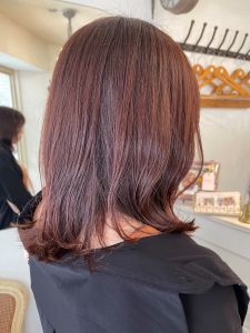 結べる大人ミディウルフレイヤー外ハネ可愛い小顔ヘア梅ヶ丘 - CHAINON掲載
