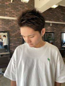 【pignon】メンズカット　スパイキーショート　直毛ヘア - 髪質改善 SEPT. 天神大名掲載