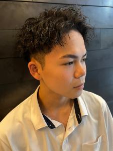 ツーブロック　アップバング　ツイスパパーマ　10代20代 - THIS IS BARBER 2nd掲載
