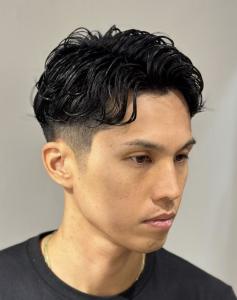 ビジネスかきあげパーマ　オフィス街　床屋 - ドルクス日本橋掲載