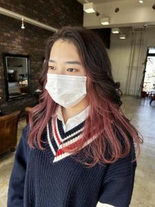 【 pignon 】インナーカラー ピンクベージュ - 髪質改善 SEPT. 天神大名掲載