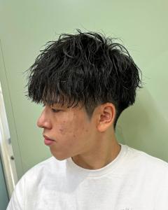 横浜メンズパーマ波巻きパーママッシュパーマ波巻きスパイラル - ＣＲＥＡ能見台掲載