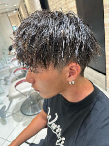 メンズカット＋ツイストパーマ - HAIR & MAKE EARTH 新越谷店掲載