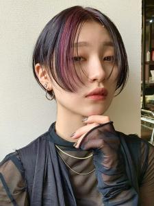 【 ハンサムショート × デザインインナーカラー 】浅野美紀 - MEIKA掲載