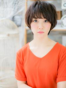 アッシュオリーブくせ毛風丸みショートボブ　マッシュパーマ - mod's hair【モッズヘア】越谷/越谷西口店掲載