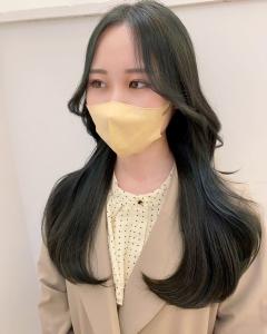 小顔見せオルチャンヘア/チークバングくびれ カール - liberte 池袋掲載