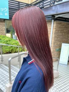 【板倉花連】*. ブリーチなしディープレッド .* - Beautissimo 川越掲載