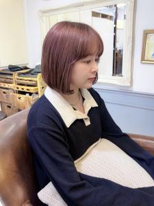 ピンクラベンダー　ダンバルモリ　ボブ【横浜】 - Neolive aim 横浜店掲載