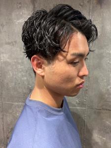 波巻き　スパイラルパーマ　メンズパーマ　アップバング - MEN'S SALON alfRed 瑞穂店掲載