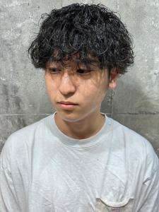 無造作マッシュ　束感波巻きパーマ - MEN'S SALON alfRed 瑞穂店掲載