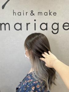 インナーカラー◎シルバーグレー - mariage 博多掲載