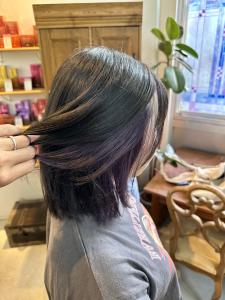 バイオレットインナーカラー - hair and spa palm掲載