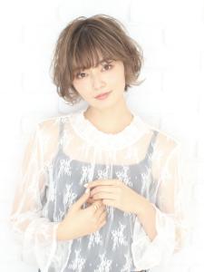 シークレットハイライトで大人マッシュショート