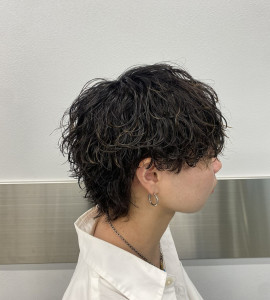 【ウルフ波巻きパーマ】韓国風　メンズパーマ - Men's salon RISE TOKYO 渋谷店掲載