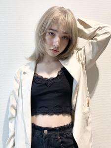 #10代20代30代40#マチルダボブ#ピンクベージュ#前髪 - KOKO 本八幡掲載