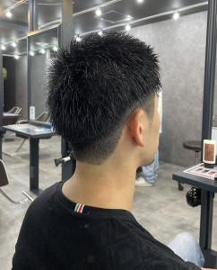 横顔もかっこいい！周りと差をつける！アシメベリーショート！ - Men's salon RISE TOKYO 渋谷店掲載